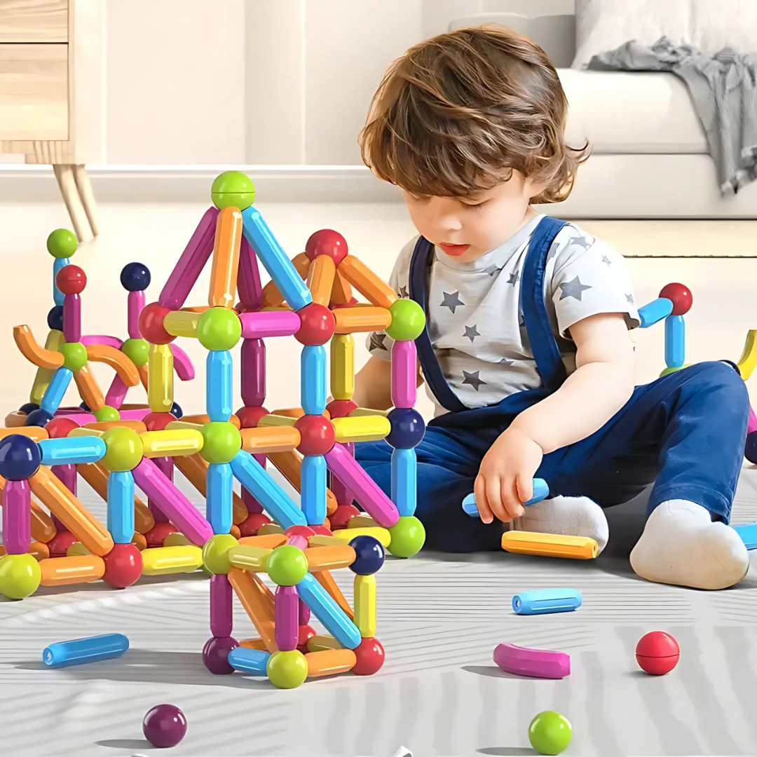 Skanto | Magnetic Building Blocks Educational Toy Set