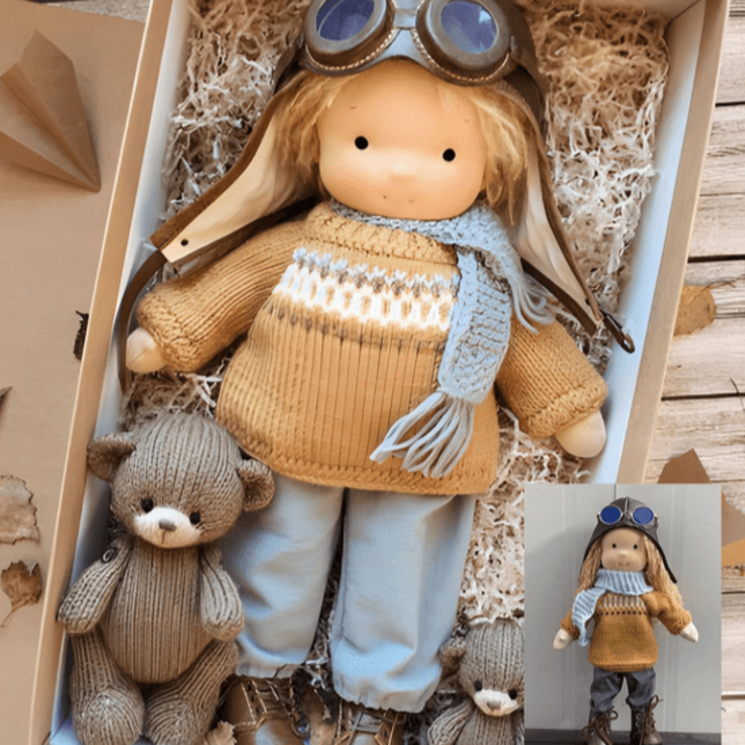 Skanto Skanto | Handmade Soft Plush Waldorf Doll