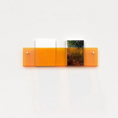 BowLift | Wall Shelf Clear Acrylic Magazine Holder