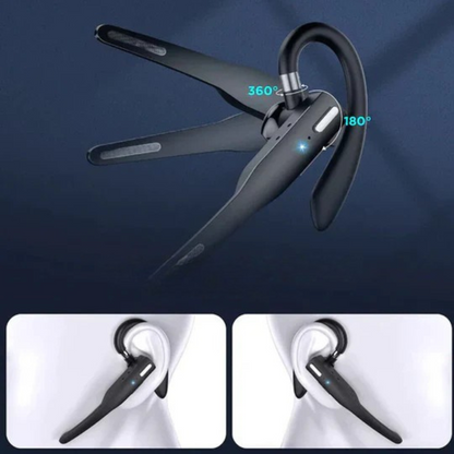 Skanto | Bluetooth Headset with Noise-Canceling Earbud Microphone