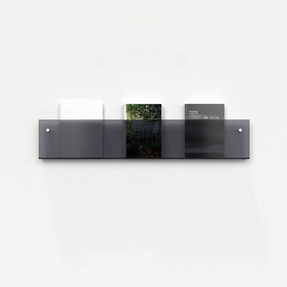 BowLift | Wall Shelf Clear Acrylic Magazine Holder