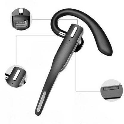 Skanto | Bluetooth Headset with Noise-Canceling Earbud Microphone