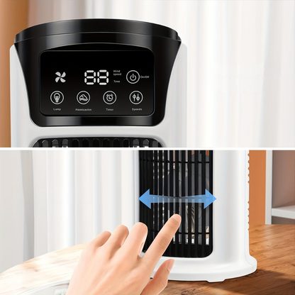 Portable Air Cooler Humidifier Fan USB White | Skanto