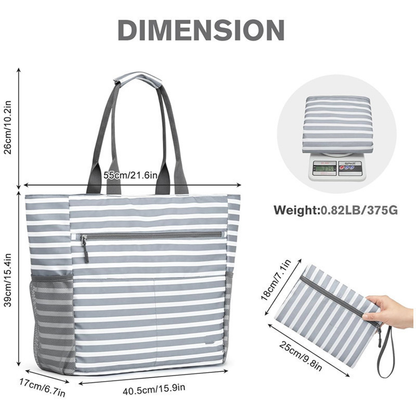 Kalsten | Beach Bag Waterproof Large Foldable Tote
