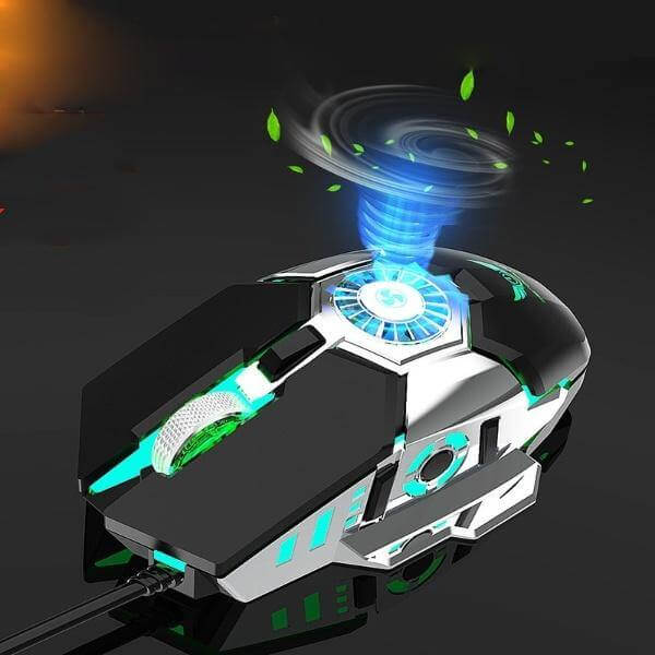 Skanto | Cooling USB Fan Gaming Mouse