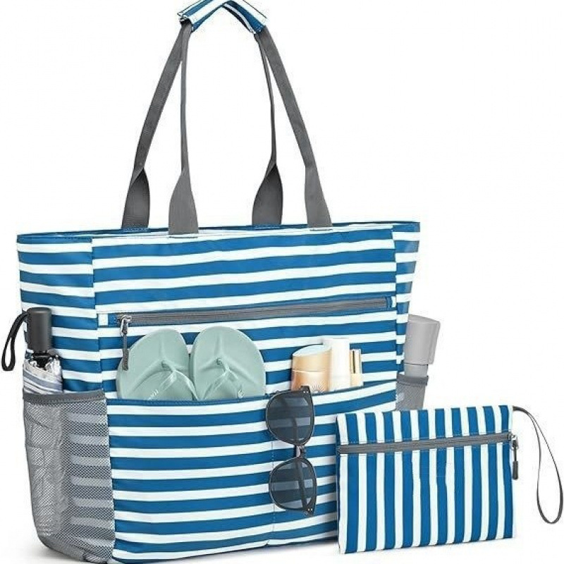 Skanto | Extra Large Waterproof Foldable Tote Beach Bag