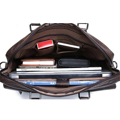 BowLift | Benedicto – Stylish Genuine Leather Shoulder Bag for Men | Classic Crossbody Satchel for Daily Use