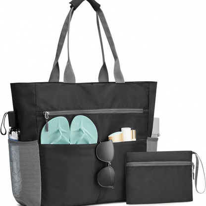Skanto | Extra Large Waterproof Foldable Tote Beach Bag