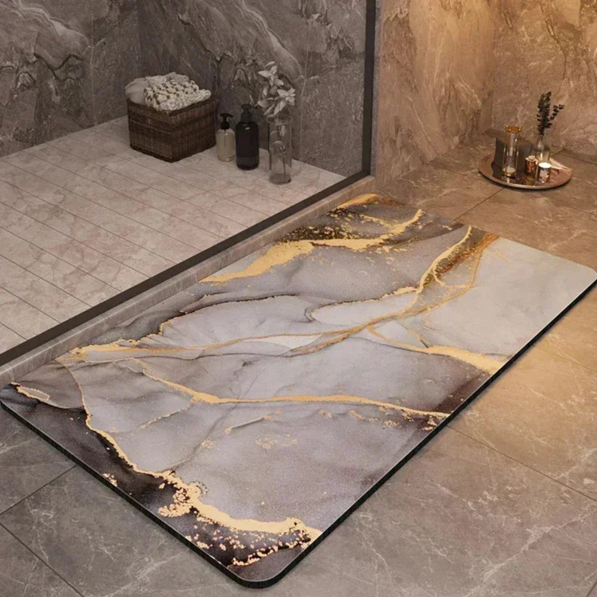 BowLift | Anti-Slip Quick Dry Bath Mat – Ultra Absorbent Design
