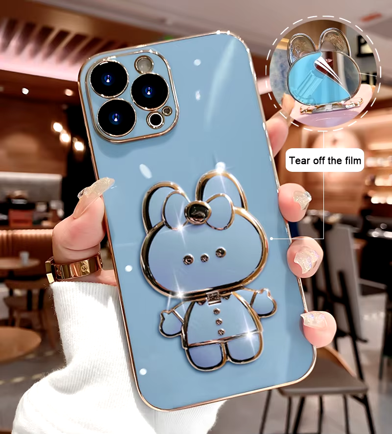 Skanto | 3D Rabbit Korean Style Mirror iPhone Case