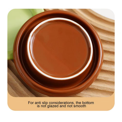 Skanto | Mini Stacked Hamburger Ceramic Plate Set
