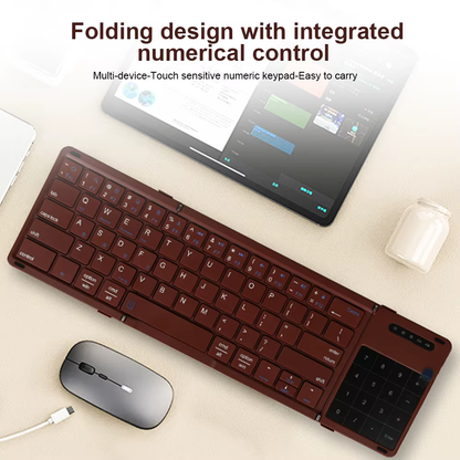 Skanto | Wireless Portable Slim Smart Tri-Fold Bluetooth Keyboard