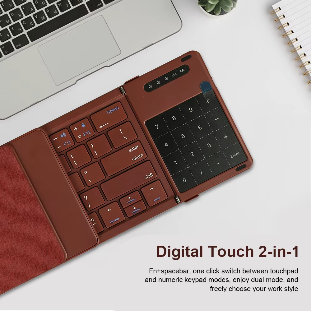 Skanto | Wireless Portable Slim Smart Tri-Fold Bluetooth Keyboard