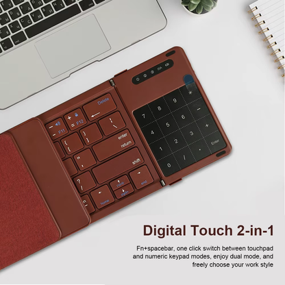 Skanto | Wireless Portable Slim Smart Tri-Fold Bluetooth Keyboard