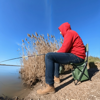 Built-in Cooling Bag Portable Folding Outdoor Stool | Bowlift