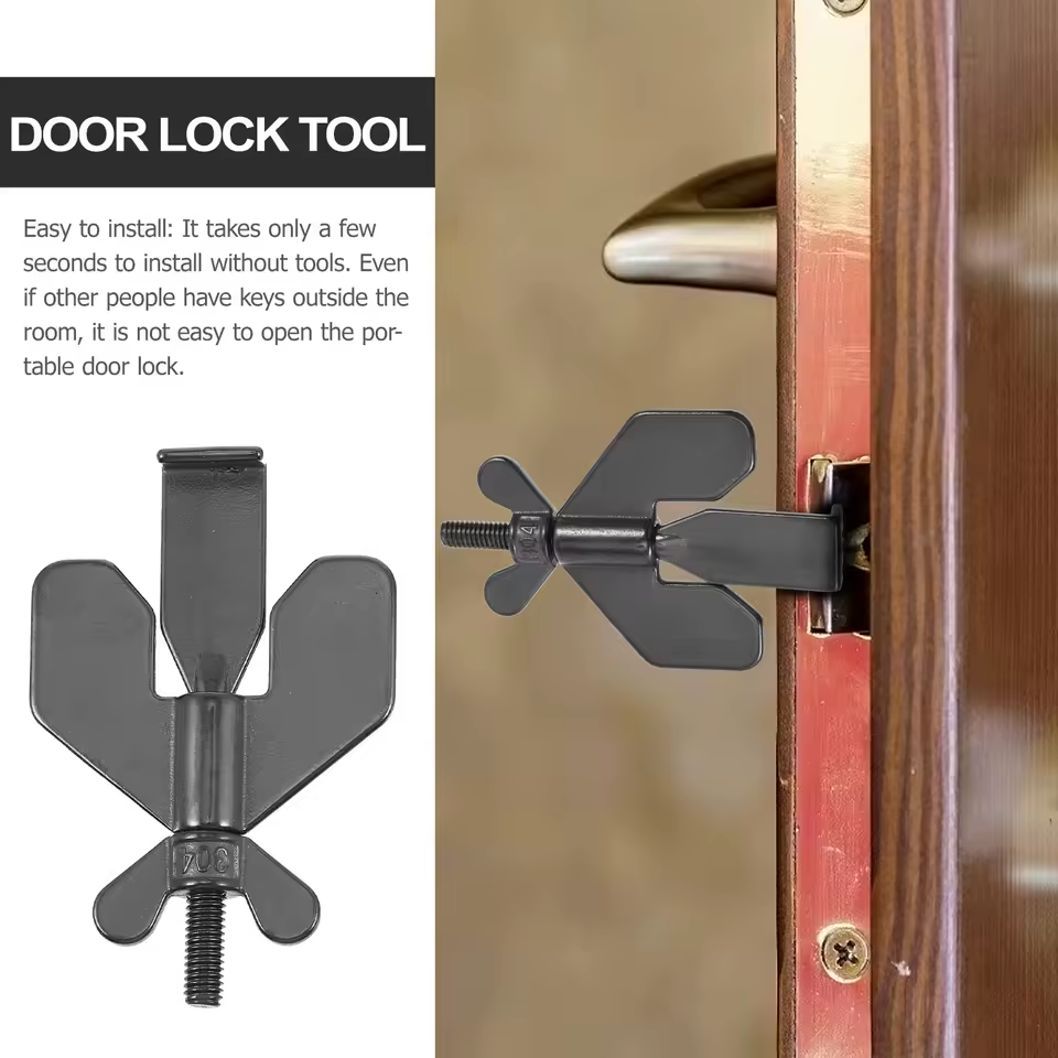 Portable Travel Security Door Stopper Lock | Kalsten