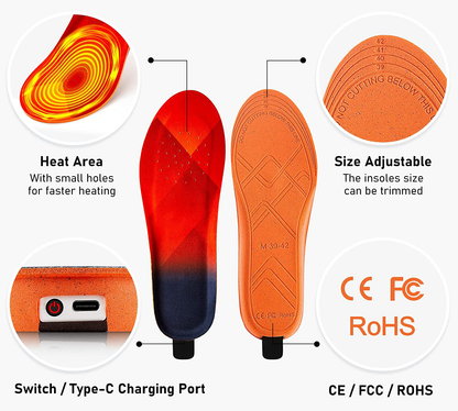 Skanto | Heated Insoles with Rechargeable Wireless Heat