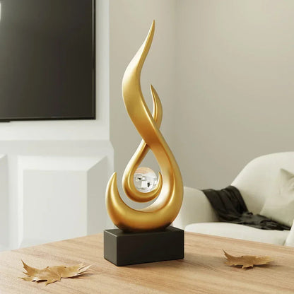 BowLift | Serenity Abstract Sculpture – Modern Artistic Home Decor Accent Piece