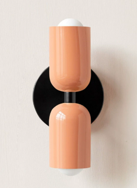 BowLift | Wall Light DuoGlow | Dual-Sided LED Lighting | Color Highlight for Your Home | Metal Housing in Green, Pink or Red