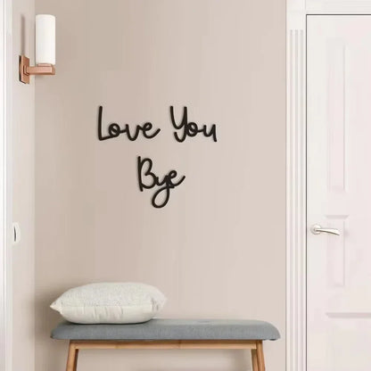 BowLift | Love You Bye Wooden Sign