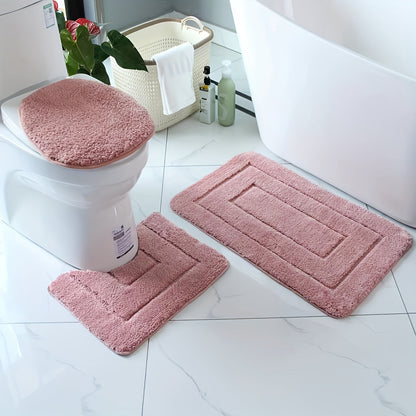 Kalsten | SoftStep Luxe Bath Mat Set – Non-Slip, Quick-Drying and Washable