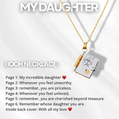 Skanto | Memory Book Hanger Necklace – Symbolic Jewelry with a Loving Message