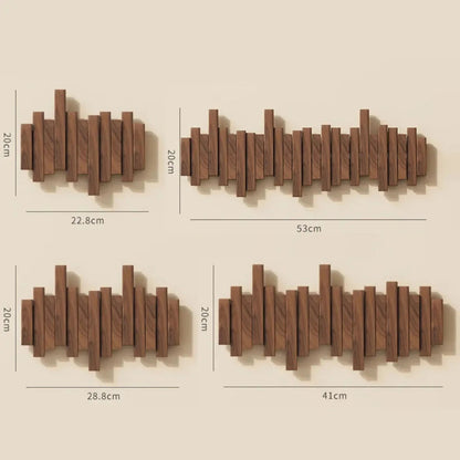 Skanto | Piano Coat Rack | Walnut or Beech Wood for Jackets