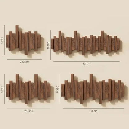 Sandsberg Wooden Piano Key Wall Coat Rack – Practical and Elegant for Organizing Your Entrance