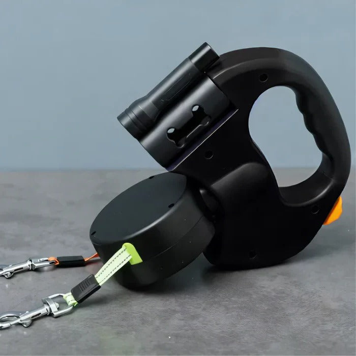 Skanto | TangleFree Dual Dog Leash with LED Light & 360° Swivel
