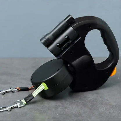 Skanto | TangleFree Dual Dog Leash with LED Light & 360° Swivel