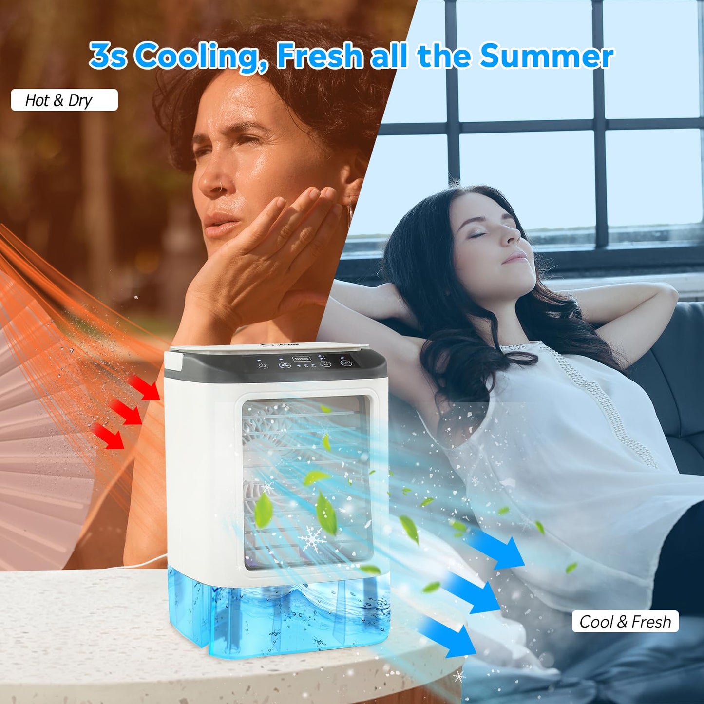 Skanto | 4-in-1 Mini Portable Air Conditioner