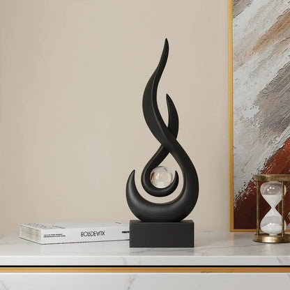 BowLift | Serenity Abstract Sculpture – Modern Artistic Home Decor Accent Piece