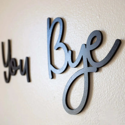 BowLift | Love You Bye Wooden Sign