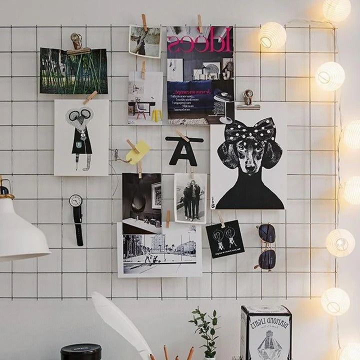 Skanto | Industrial Mesh Corkboard