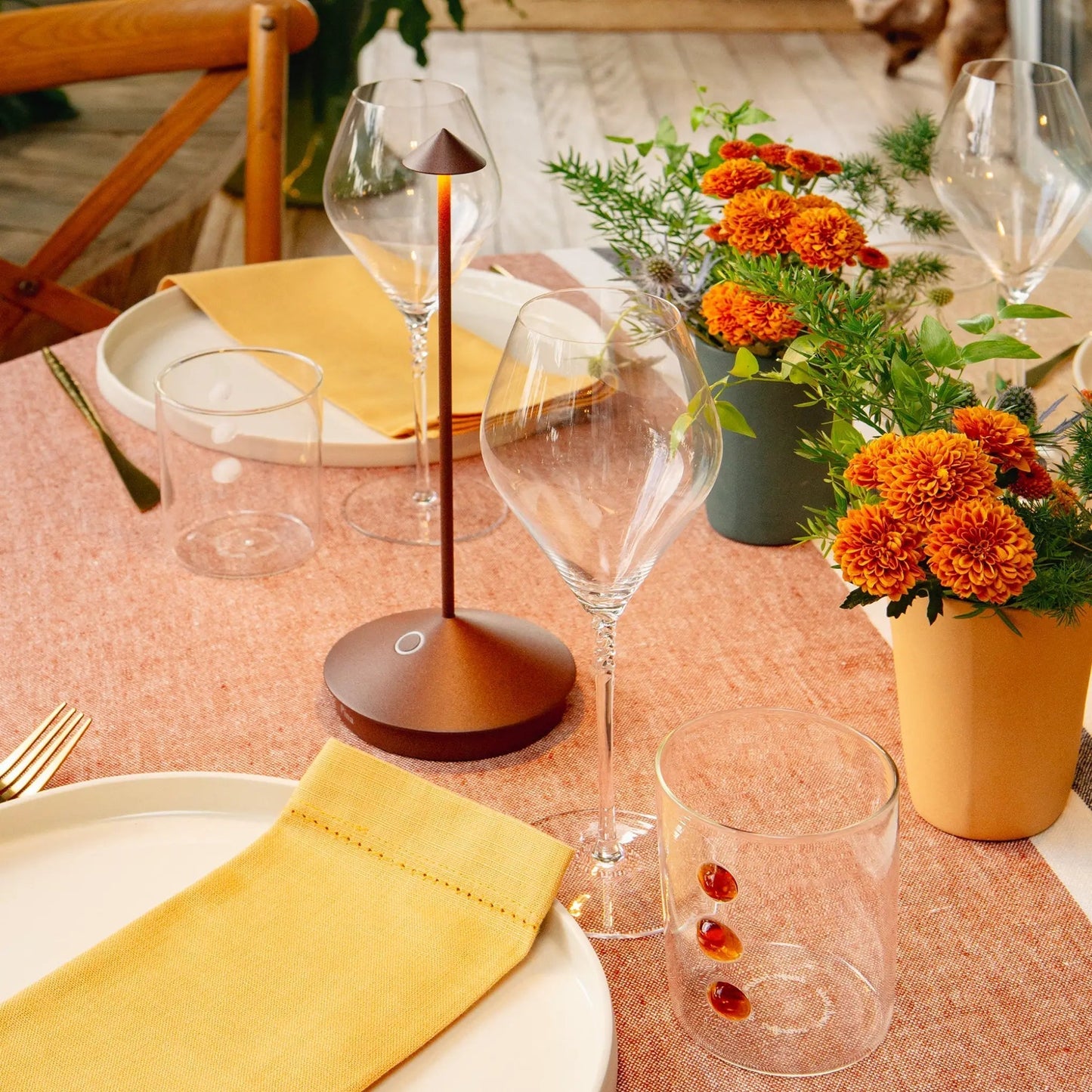 Portable LED Table Lamp Lumora – Dimmable, Weatherproof & Stylish | Bowlift