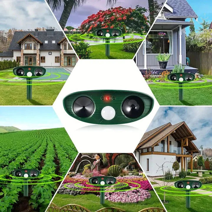Skanto | Solar-Powered Ultrasonic Animal Repeller
