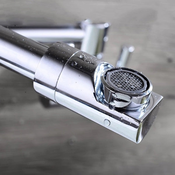 Skanto | Wall-Mounted Foldable Chrome Pot Filler Faucet