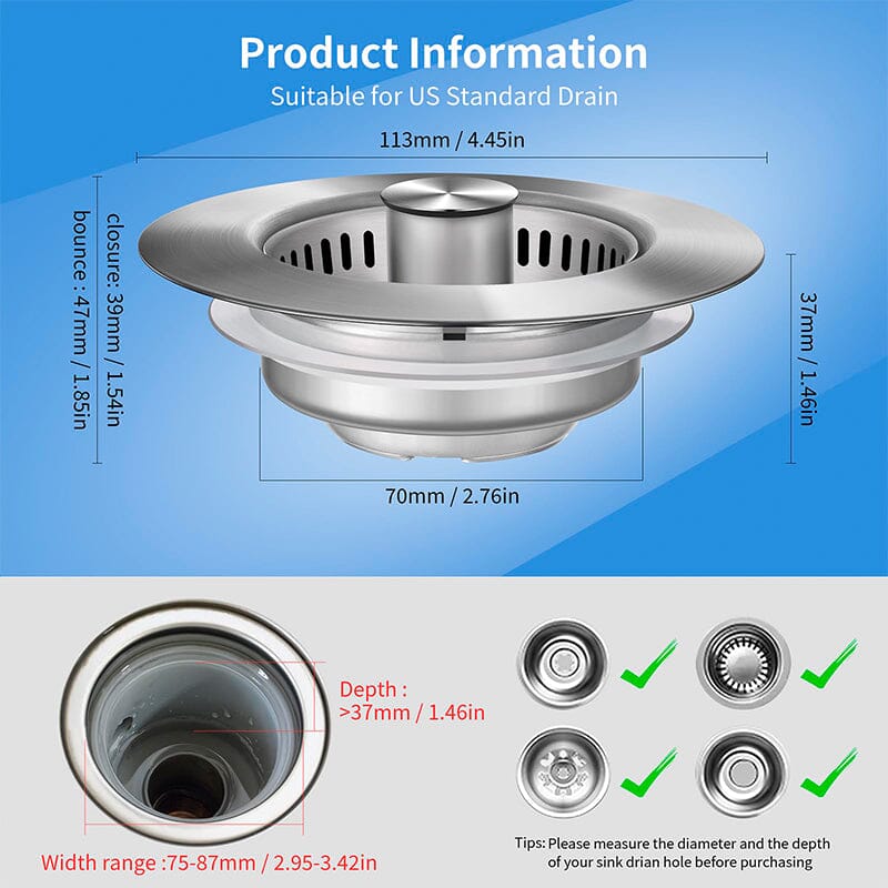 Stainless steel Floor drain Filter | Brehn