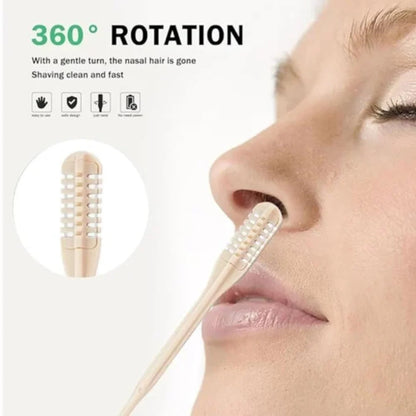 Skanto | Compact Nose Hair Trimmer with 360° Rotating Head – Precision Grooming for Men and Women