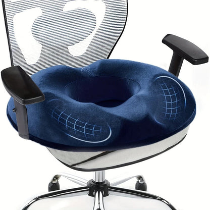 BowLift | Ergonomic Memory Foam Donut Cushion for Tailbone Support