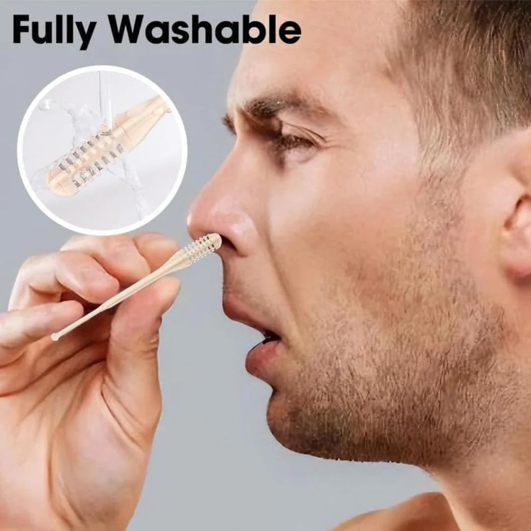 Skanto | Compact Nose Hair Trimmer with 360° Rotating Head – Precision Grooming for Men and Women