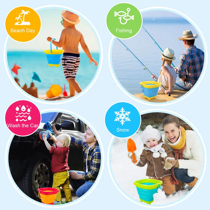 BowLift | Foldable Holiday Fun – Foldable Bucket for Children with Carrying Handle