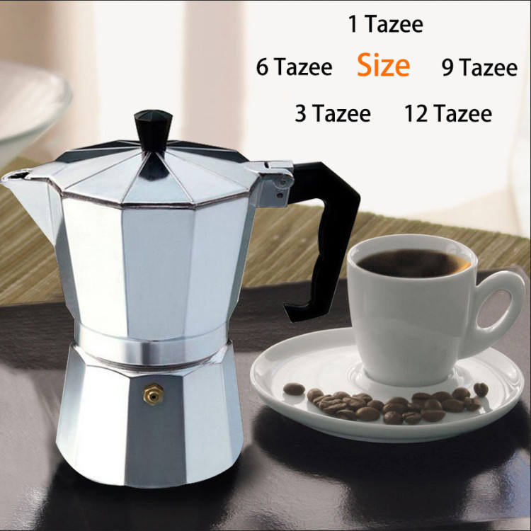 Skanto | Classic Italian Stovetop Espresso Maker - 12 Cup Moka Pot