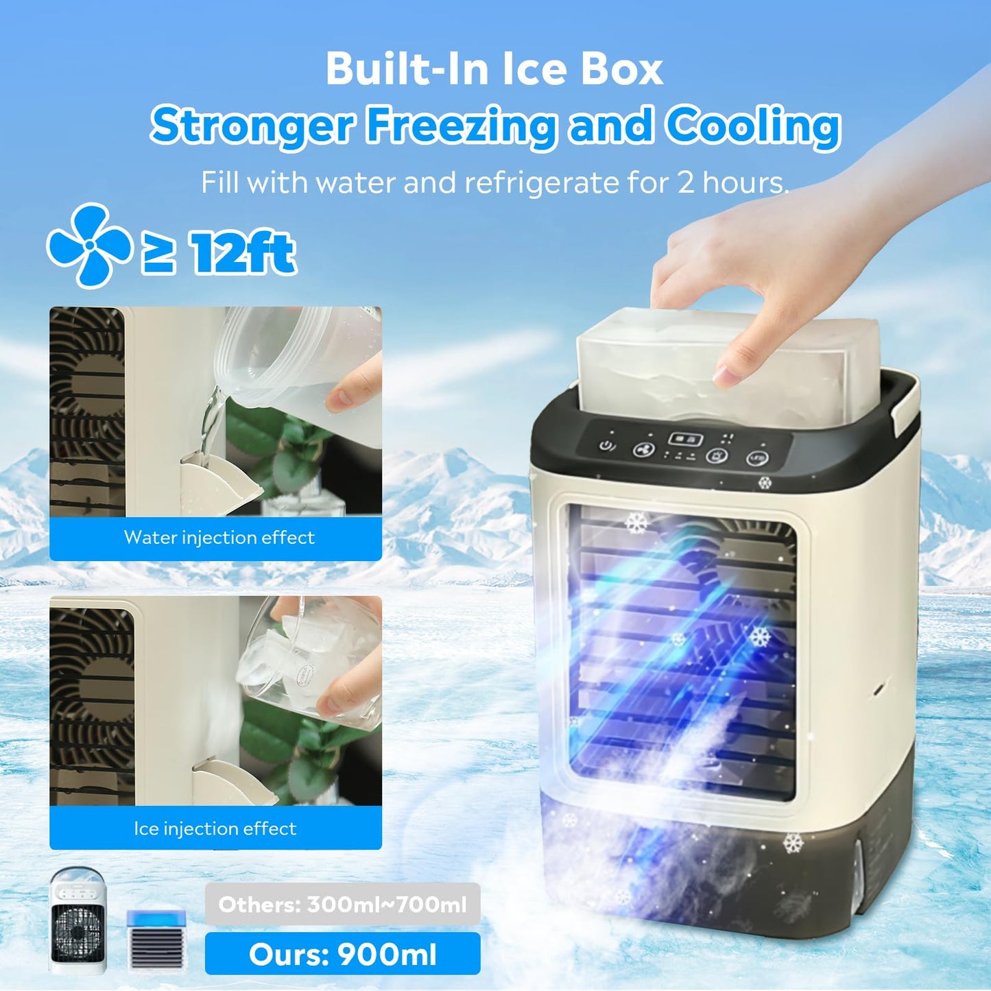 Skanto | 4-in-1 Mini Portable Air Conditioner