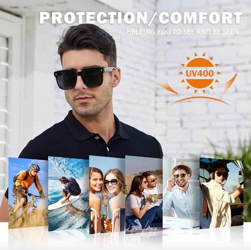 Sun protection that fits over sunglasses