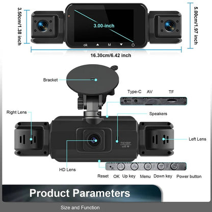 Skanto | Smart Car Dash Camera System with Night Vision and WiFi