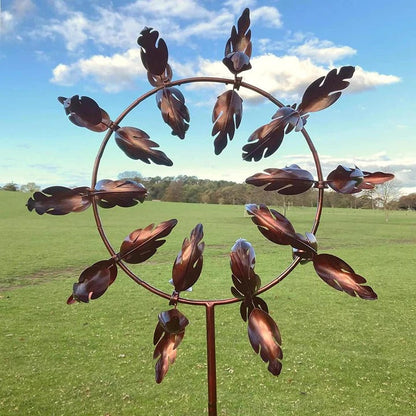 BowLift | Kinetic metal windmill spinner for the garden
