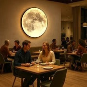 Magical atmospheric moon lamp