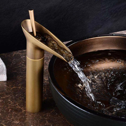 Skanto | Antique Waterfall Bathroom Faucet