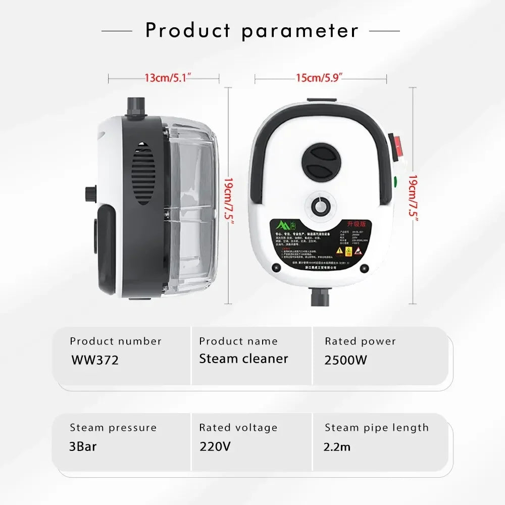Skanto | SteamPower High-Pressure Steam Cleaner | Powerful steam cleaner for deep cleaning and hygiene